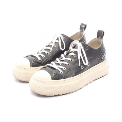 ディースクエアード DSQUARED2 スニーカー 靴 レザー メンズ ブラック系 【中古】