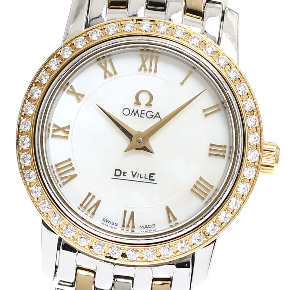 オメガ デビル プレステージ 4375.71 レディース 【中古】