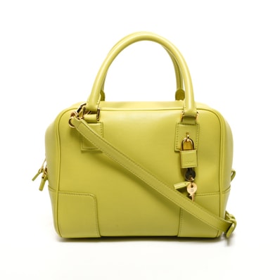 ロエベ LOEWE アマソナ レザー アナグラム 2way ハンドバッグ【中古】