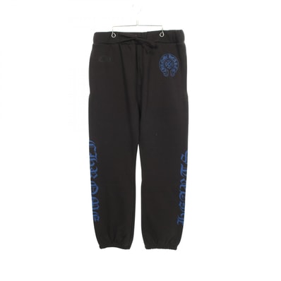 クロムハーツ CHROME HEARTS ホースシュー CHプラス オールドイングリッシュ パンツ 衣料品 ボトムス コットン メンズ ブラック系 / ブルー系 【中古】