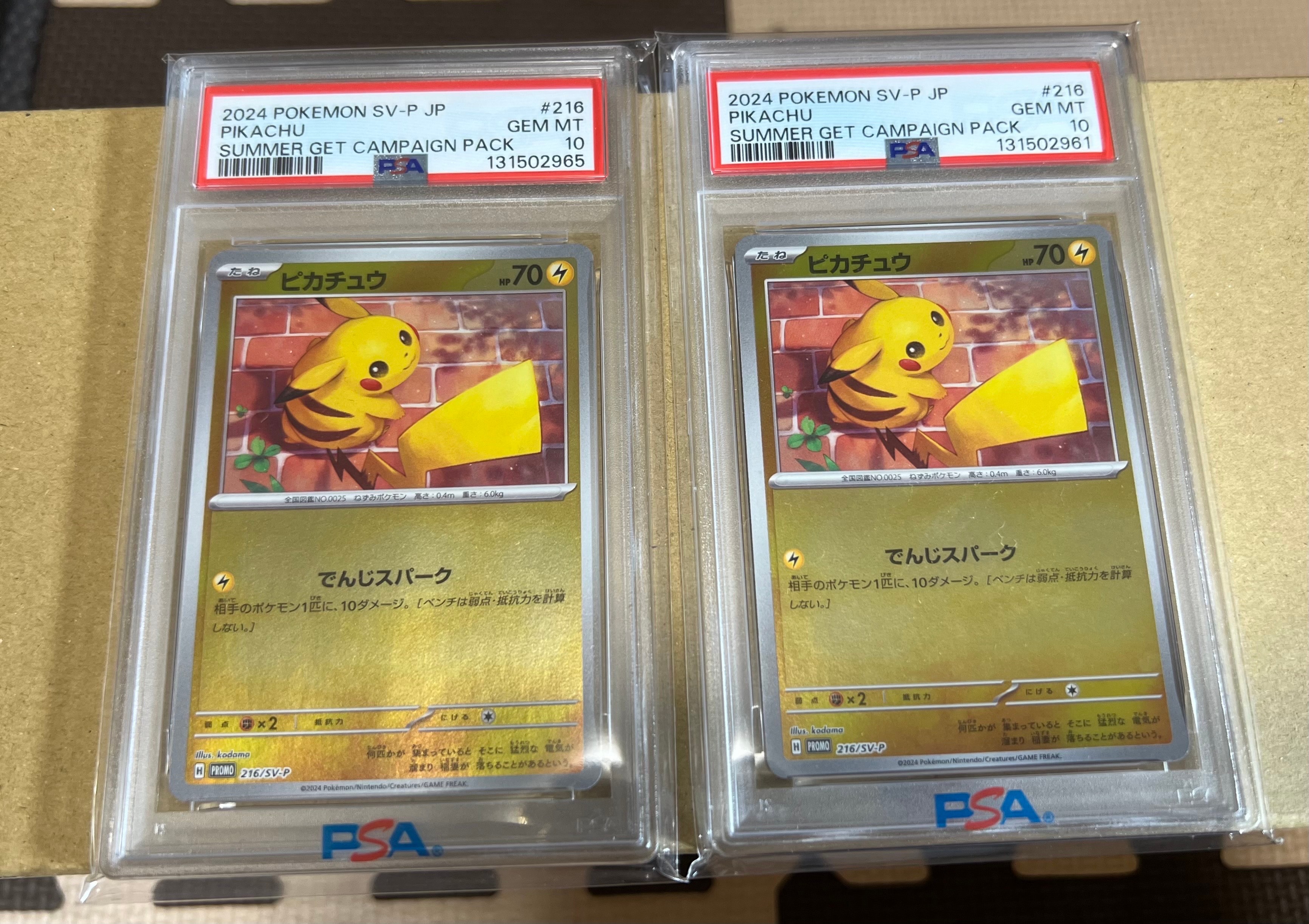 ピカチュウ P [SV-P 216](プロモカードパック「ポケカの夏がキタ!プロモカードGetキャンペーン!」)