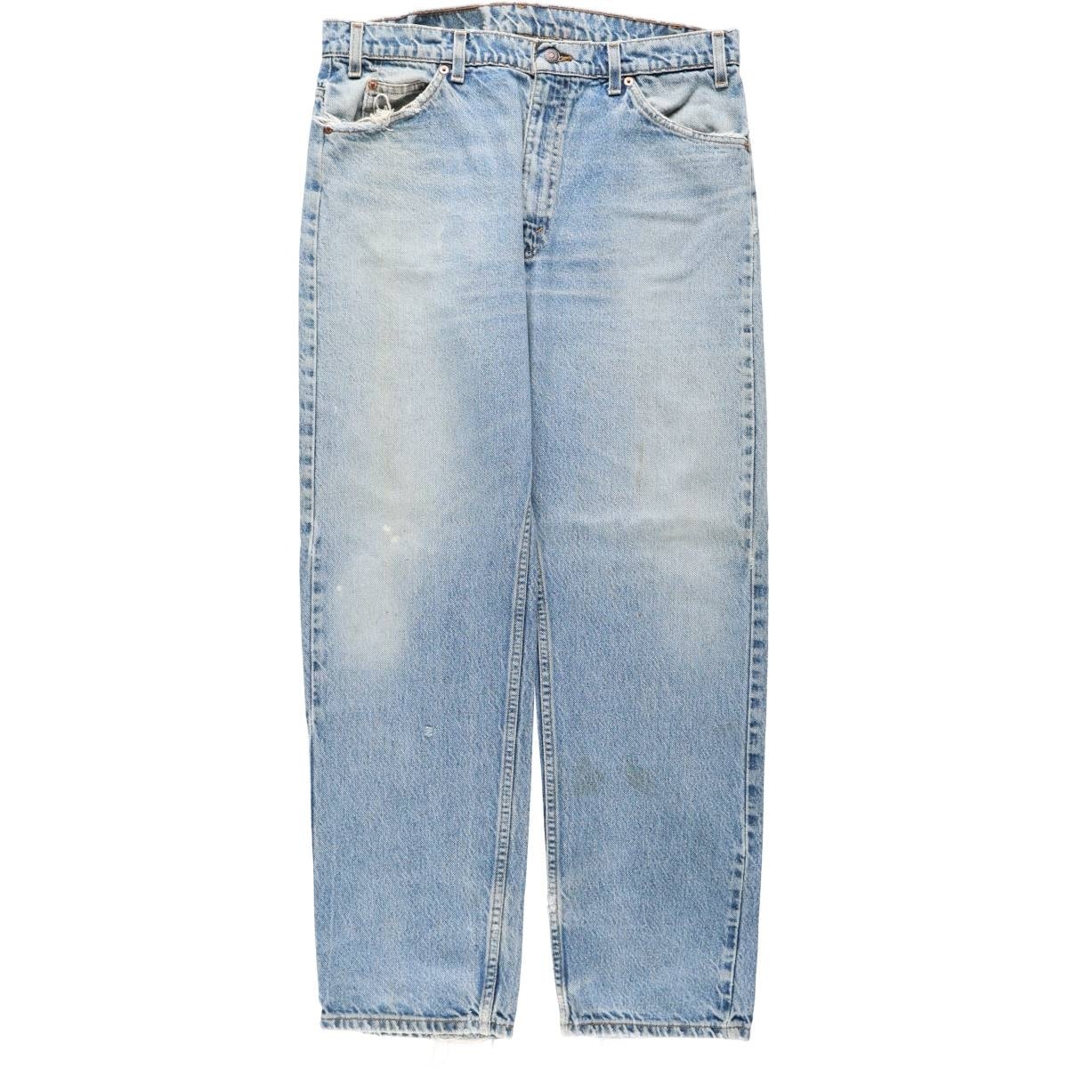 古着 90年代 リーバイス Levi's 505 REGULAR FIT STRAIGHT LEG オレンジタブ テーパードデニムパンツ メンズw34相当 ヴィンテージ/eaa681518