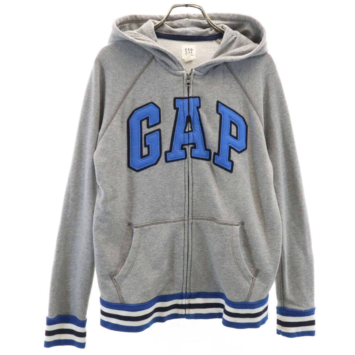 GAP ギャップ 長袖 スウェット ジップパーカー XL 12 グレー