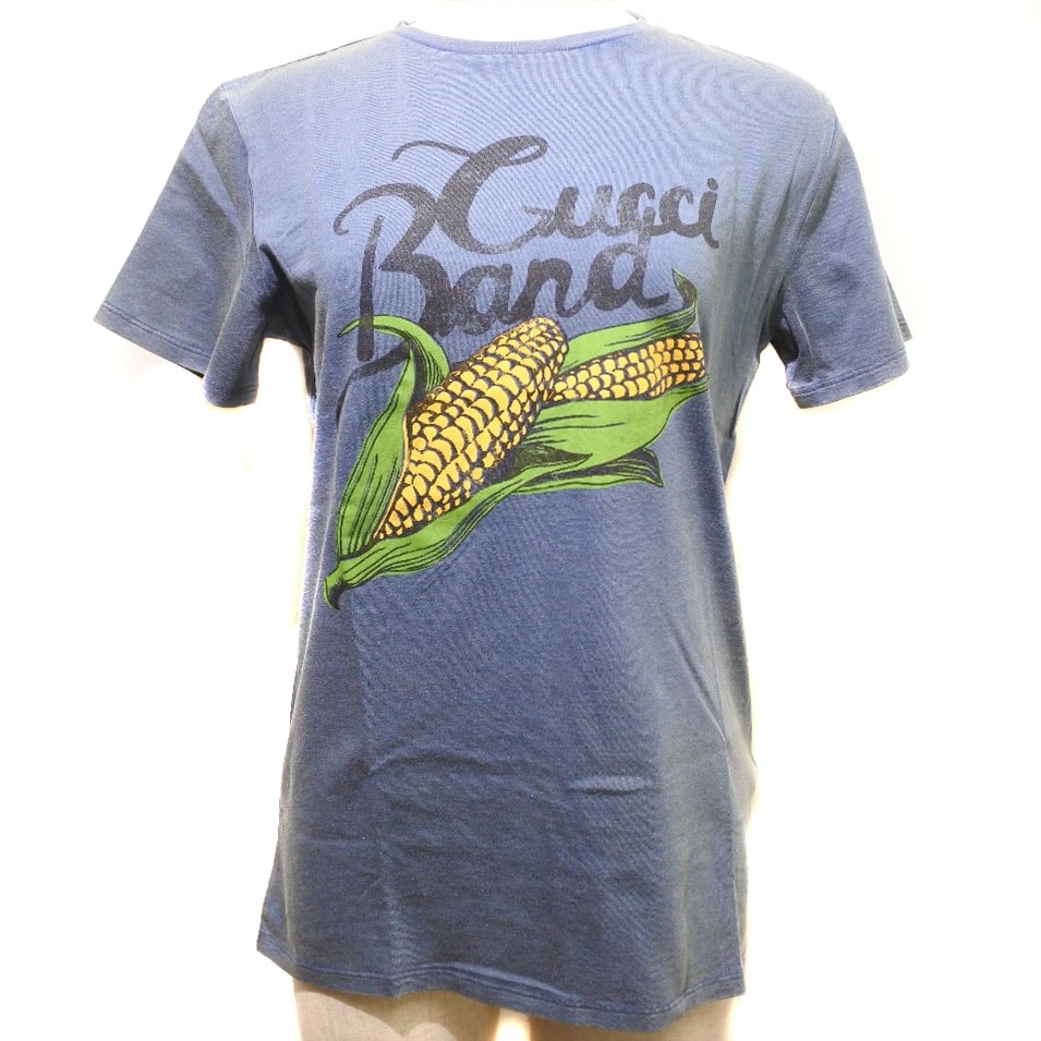 グッチ コーン ロゴ キッズ半袖Tシャツ