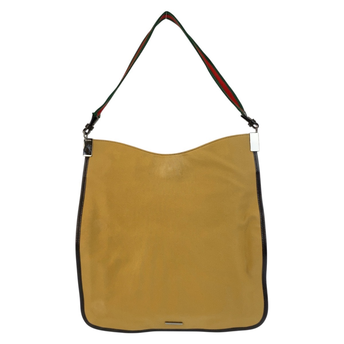 GUCCI グッチ シェリーライン ベージュ キャンバス ホーボー ショルダーバッグ 604531 【中古】
