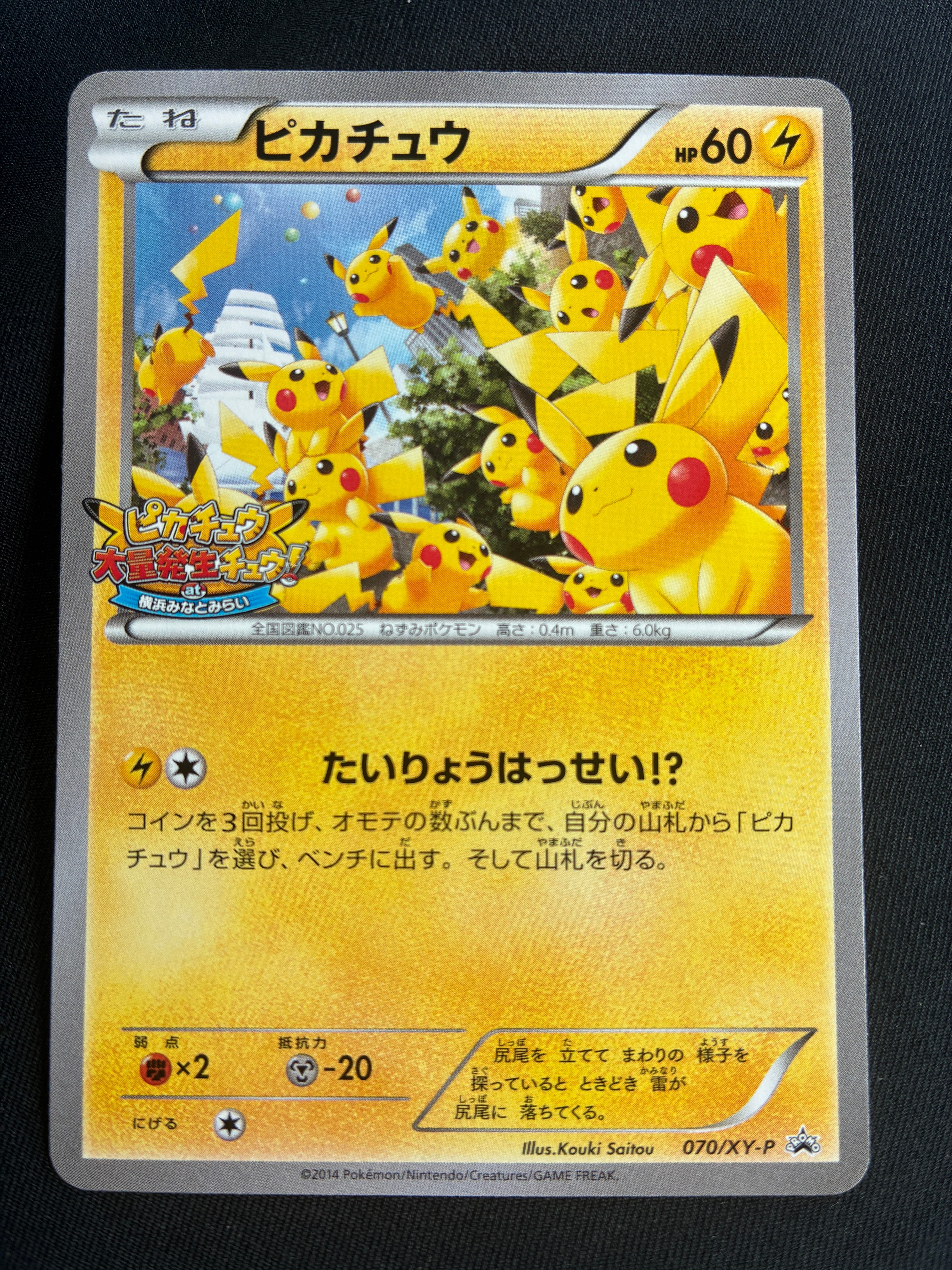 状態D】ピカチュウ: プロモ (開封済) [XY-P 070/XY-P](プロモーション