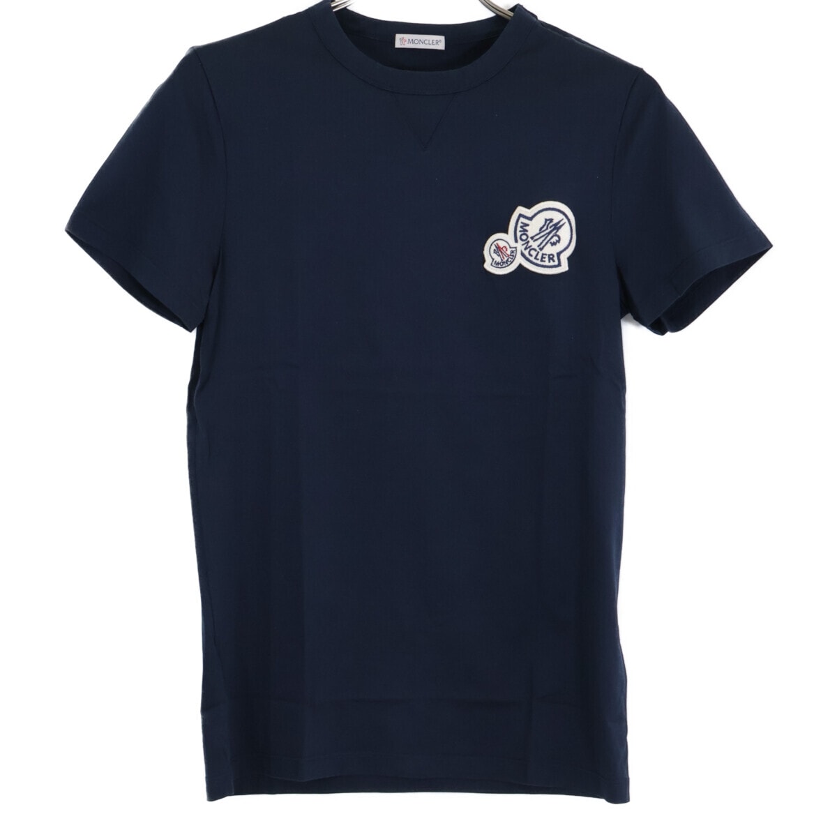 モンクレール D10918032500 ダブルロゴワッペン 半袖Tシャツ XS