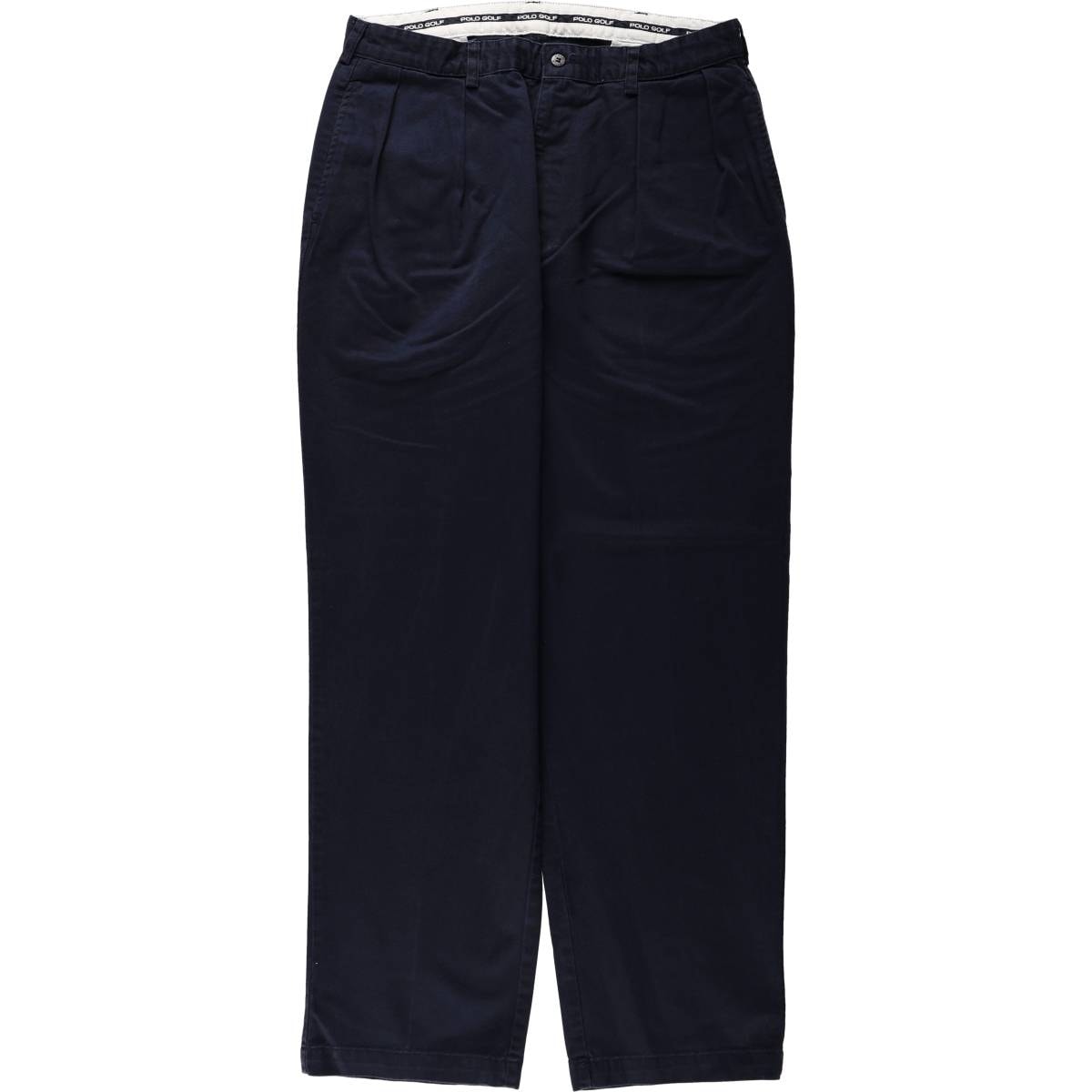 古着 ラルフローレン Ralph Lauren POLO GOLF ポロゴルフ チノパンツ ツータック メンズw33相当/eaa680752