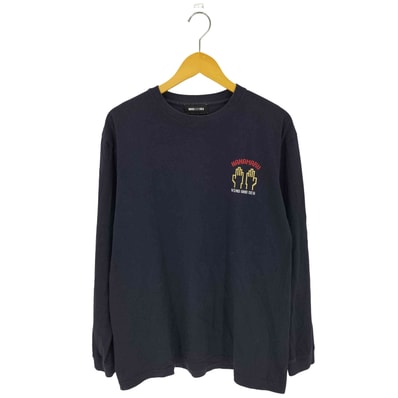 HANAMARU プリントクルーネック L/S Tシャツ【1142705995423】