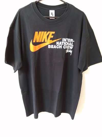 Nike x Stussy International Beach Crew T-Shirt "Black"
