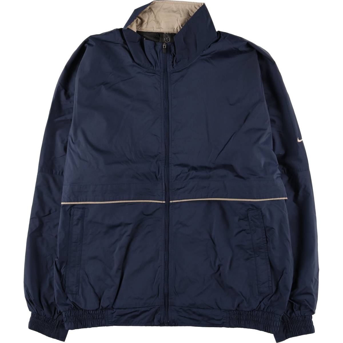 古着 ナイキ NIKE GOLF ゴルフ CLIMA-FIT パッカブル ナイロンジャケット メンズL相当/eaa573621