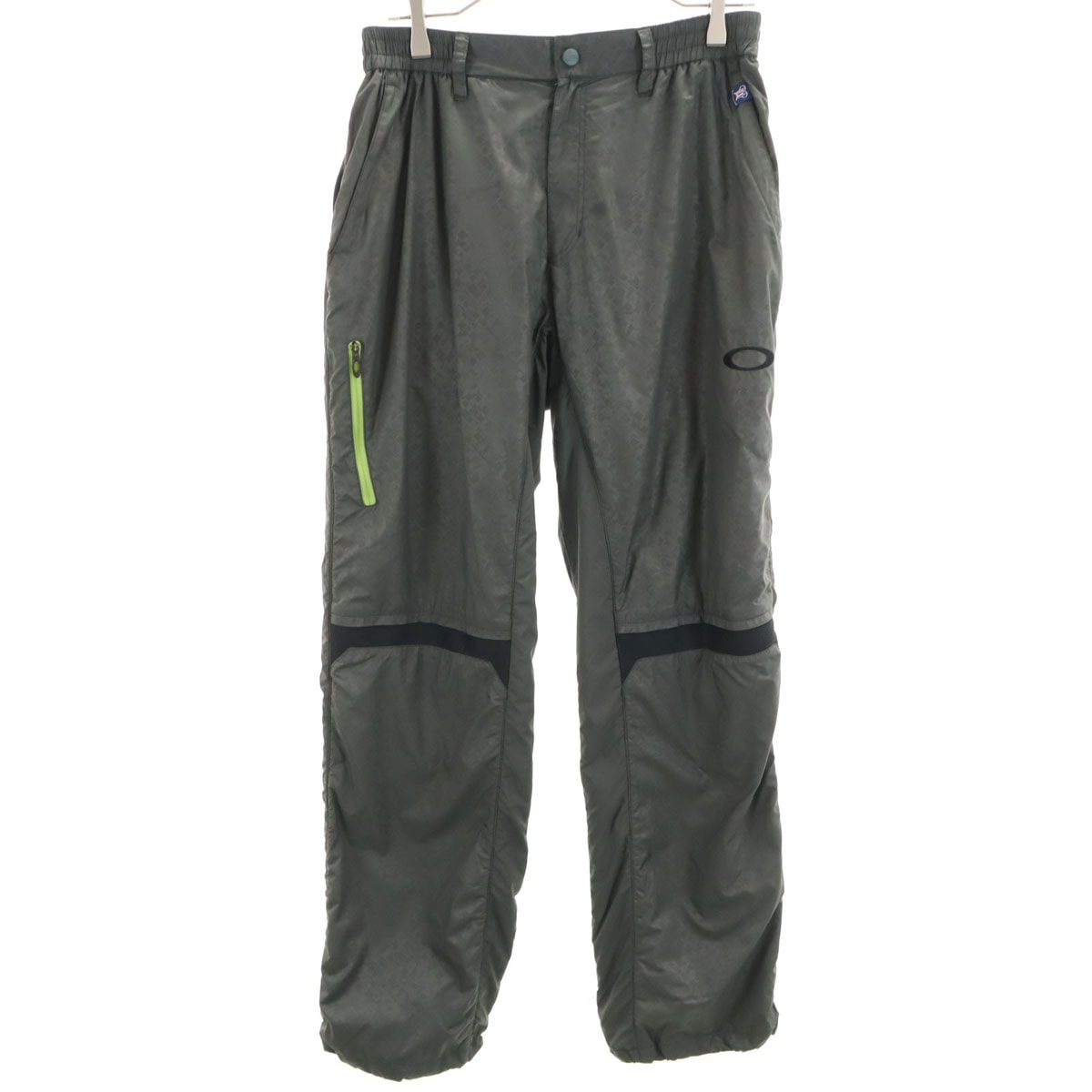 OAKLEY オークリー ゴルフ ウインドパンツ L カーキ系 裏トリコット