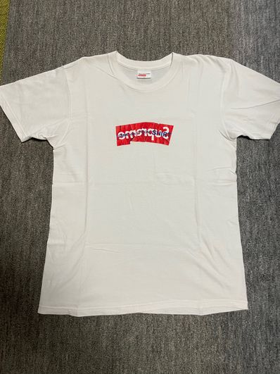 Supreme COMME des GARCONS SHIRT Box Logo Tee "White"