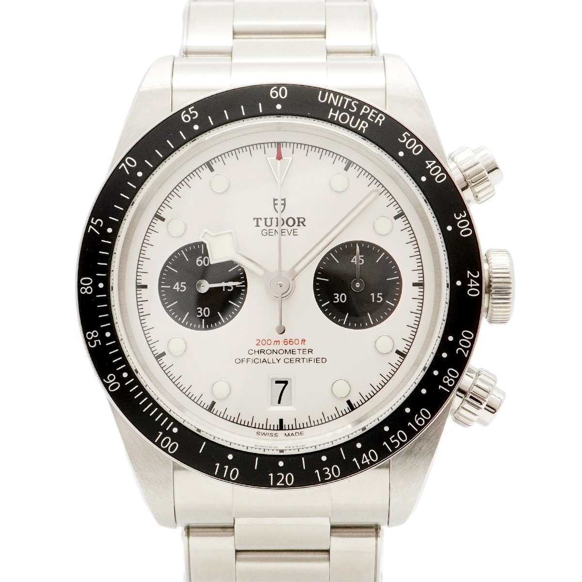 【6wcb0110】チュードル ブラックベイ 79360N シルバー文字盤【中古】腕時計 メンズ