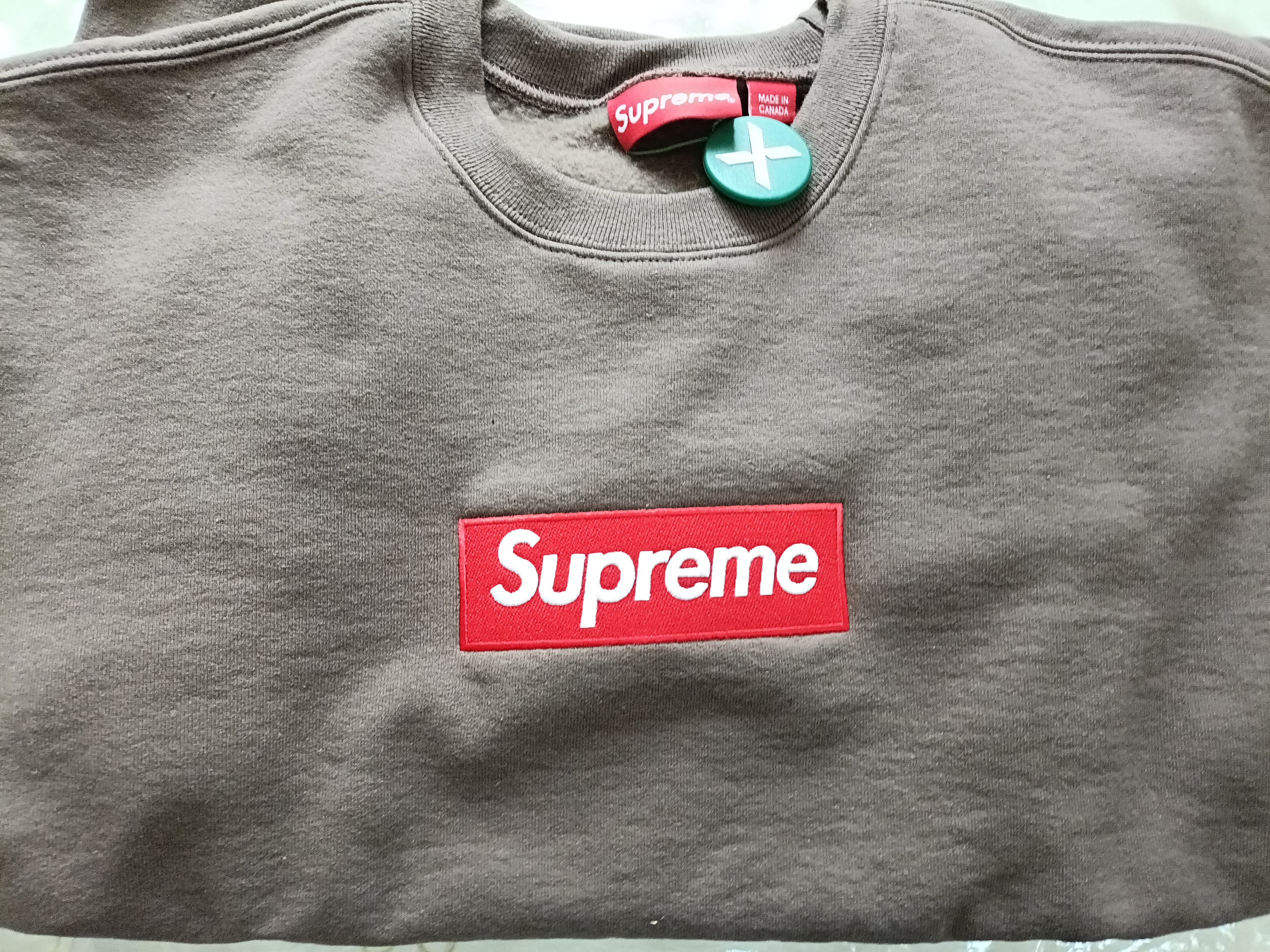 Supreme Box Logo Crewneck "Brown" (22FW)