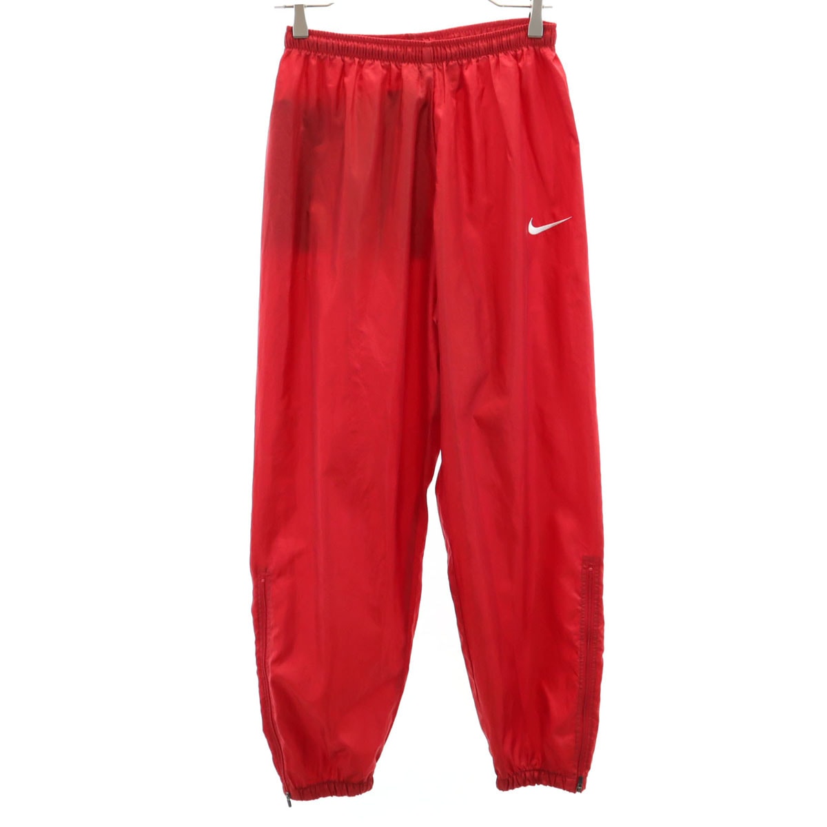 NIKE ナイキ 90s 00s オールド ウインドパンツ M レッド ポケッタブル