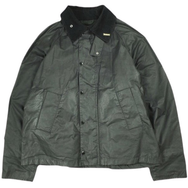 Barbour x Engineered Garments バブアー エンジニアードガーメンツ 別注 イギリス製 GRAHAM WAX グラハム ワックス 1802217 L BLACK オイルドジャケット ブルゾン アウター g26211
