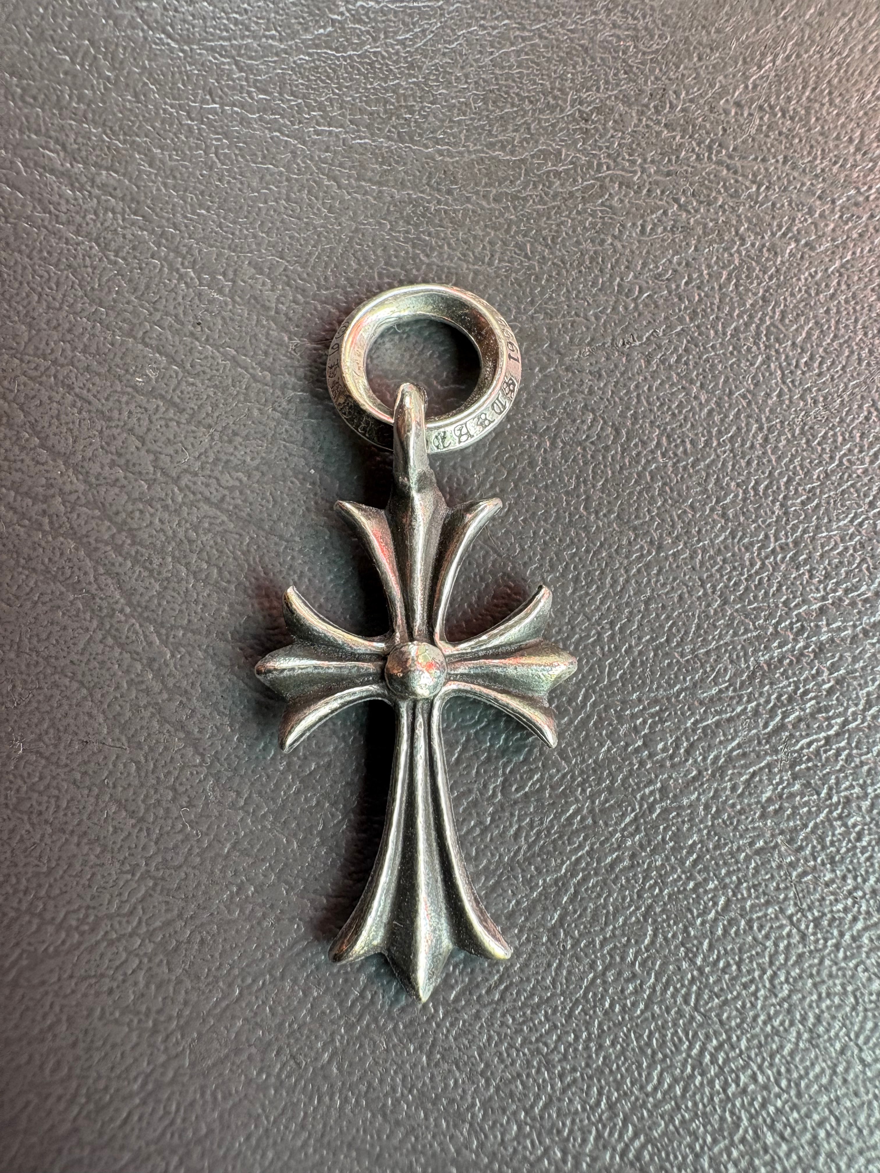 Chrome Hearts Tiny CH Cross Charm "Silver"