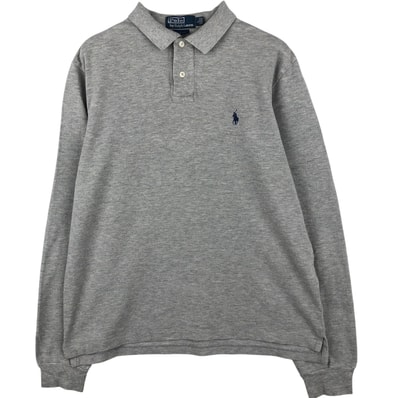 古着 ラルフローレン Ralph Lauren POLO by Ralph Lauren SLIM FIT 長袖 ポロシャツ メンズL相当/eaa616702