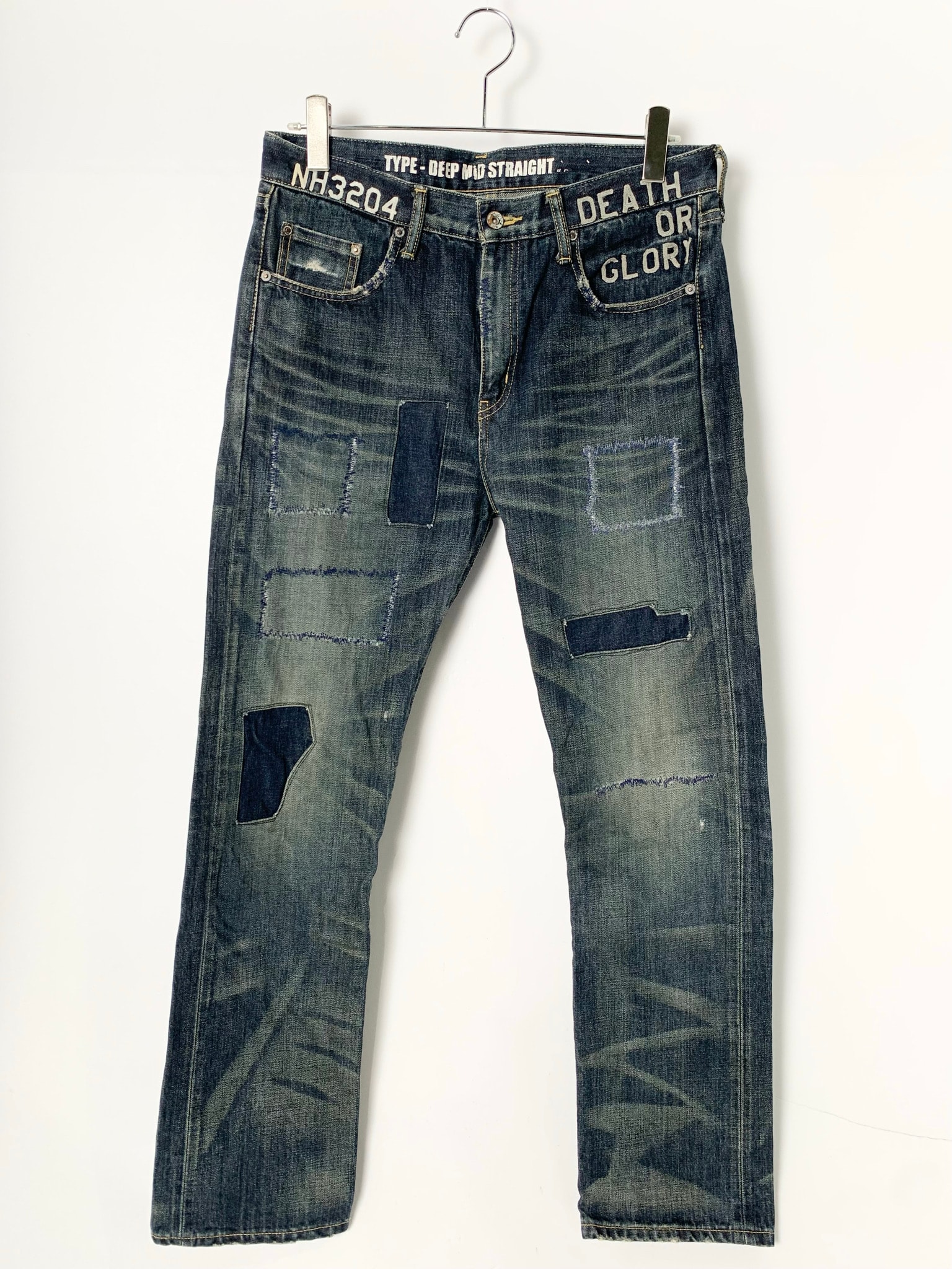 NEIGHBORHOOD 0SS GLORY.SAVAGE DP MID/14OZ-PT  Indigo