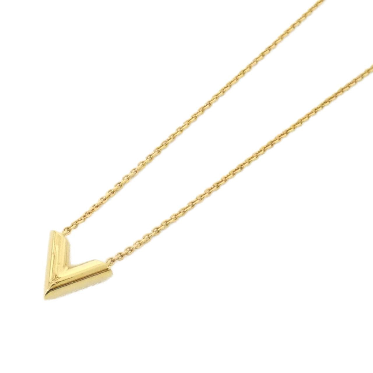 Louis Vuitton Essential V Necklace "Gold"