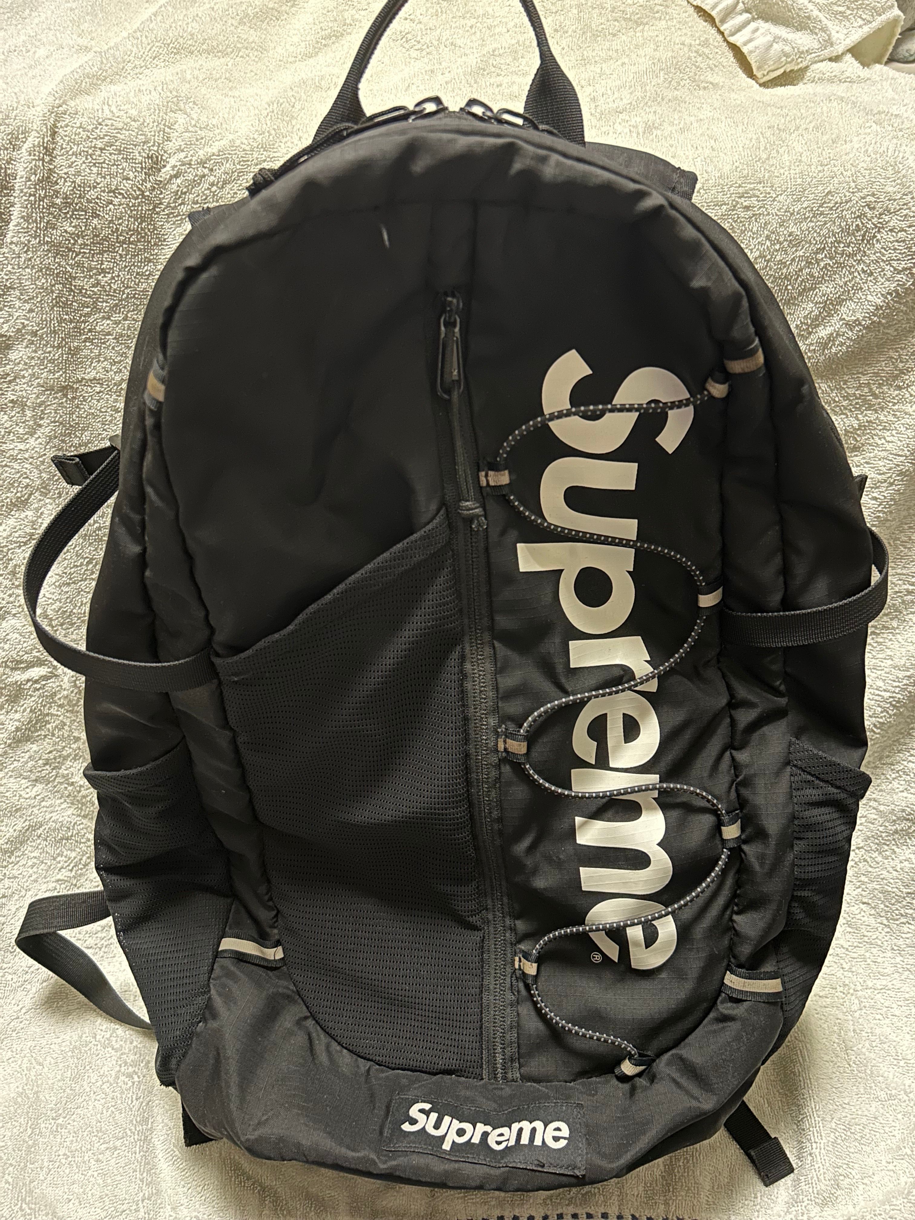 Supreme 2017SS Backpack "Black"
