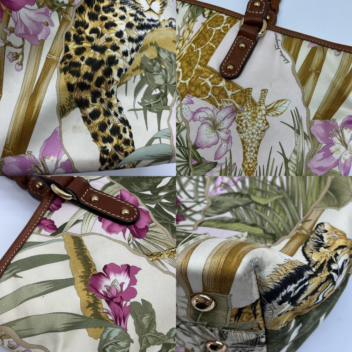 C (やや傷や汚れあり)】Salvatore Ferragamo サルヴァトーレフェラガモ