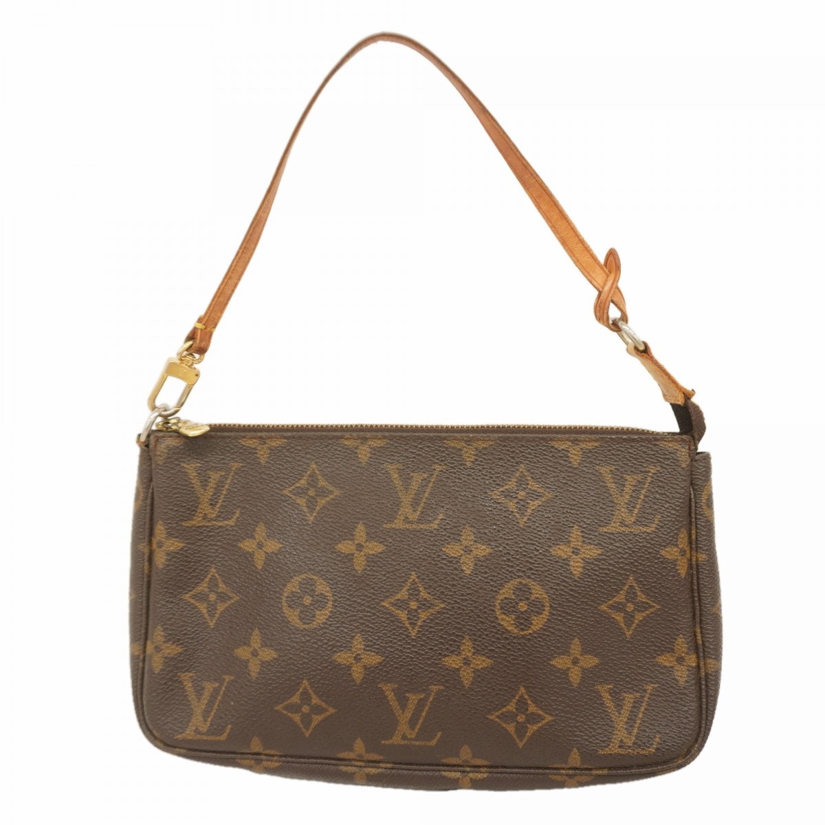 【6dc3481】ルイヴィトン ポーチ モノグラム ポシェットアクセソワール M51980 ブラウン【中古】レディース