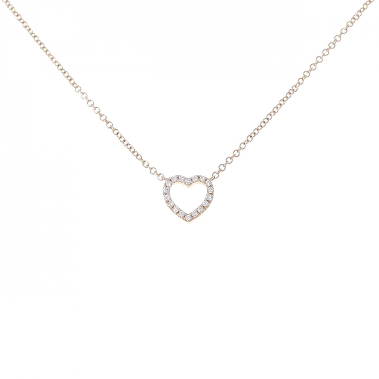 ティファニー メトロ ハート ミニ ネックレス