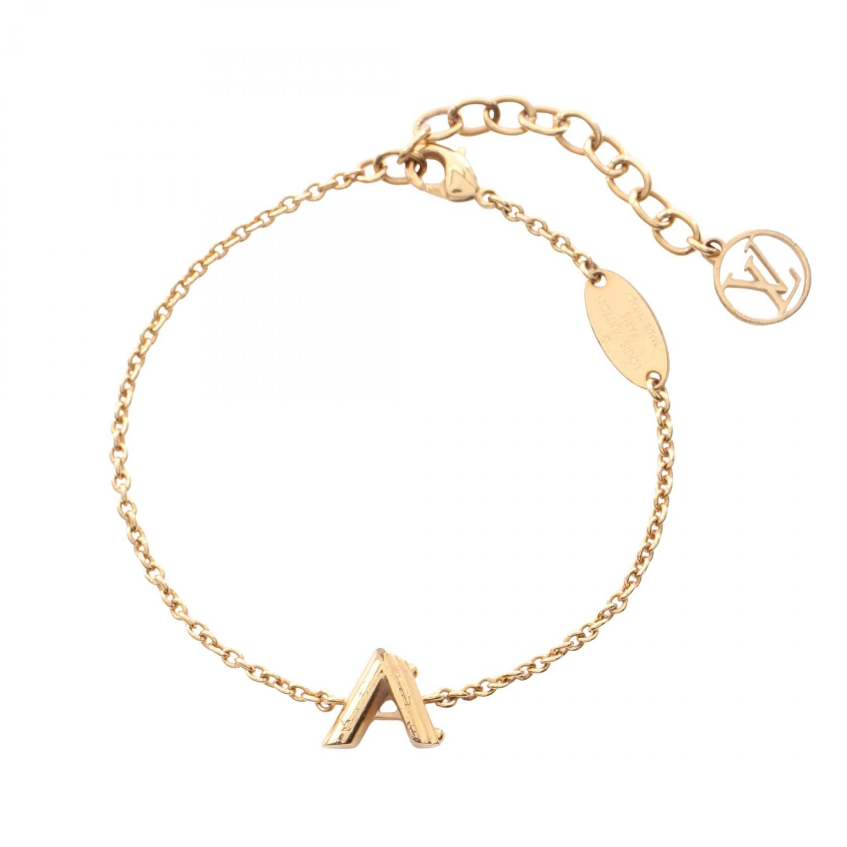 ルイ・ヴィトン LOUIS VUITTON LV&ME A ブレスレット アクセサリー GP(ゴールドメッキ) レディース ゴールド系 M67158 【中古】