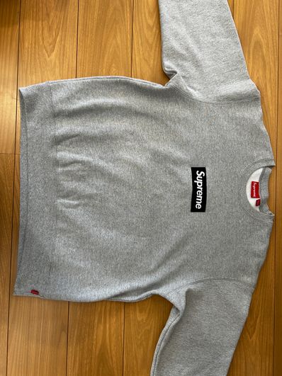 Supreme Box Logo Crewneck "Heather Grey" (22FW)