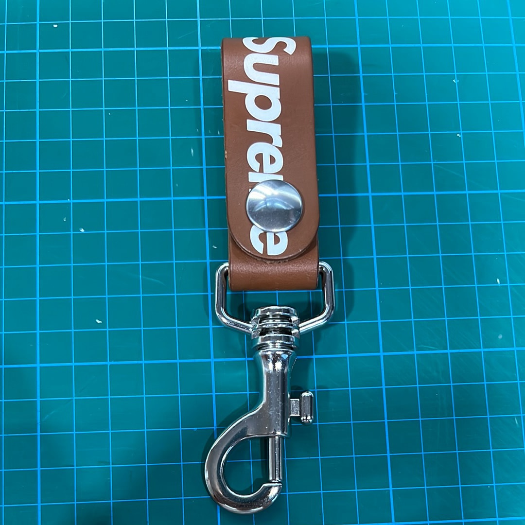 Supreme Leather Key Loop 