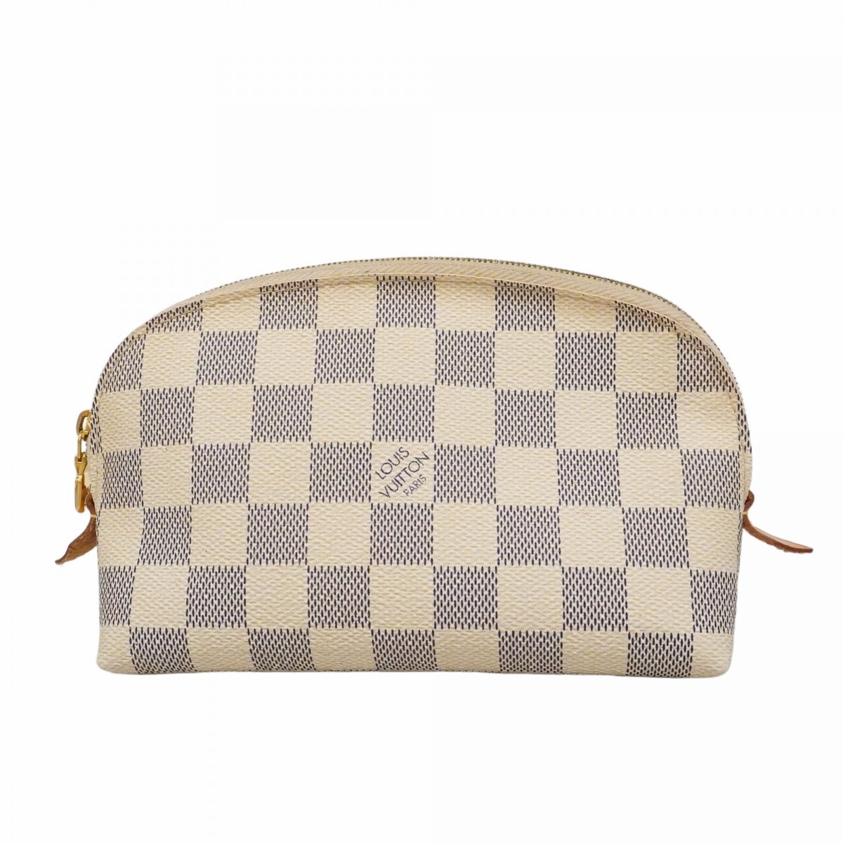 【6dc3453-k】ルイヴィトン ポーチ ダミエ・アズール ポシェットコスメティック N60024 ホワイト【中古】レディース