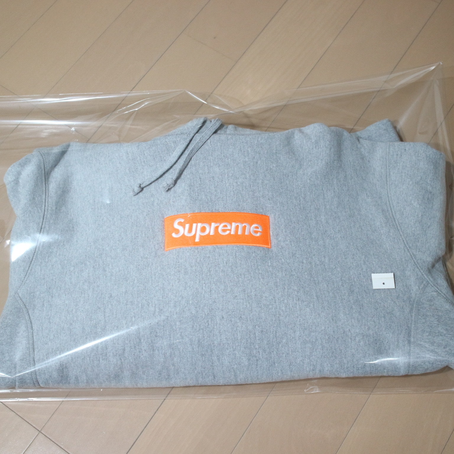 Supreme Box Logo Hooded Sweatshirt "Hether Grey" (17FW)