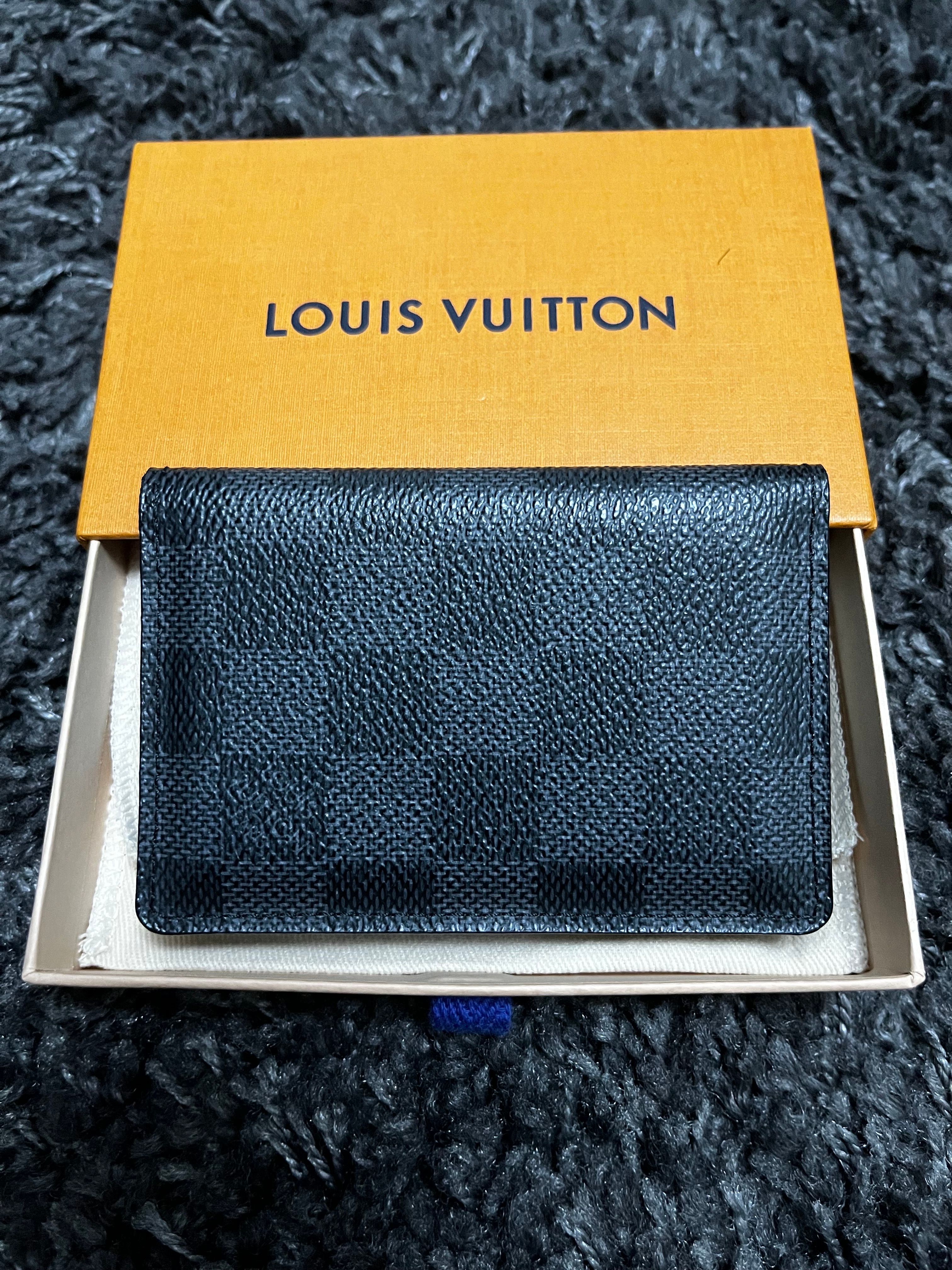 Louis Vuitton Enveloppe Carte de Visite Damier Graphite