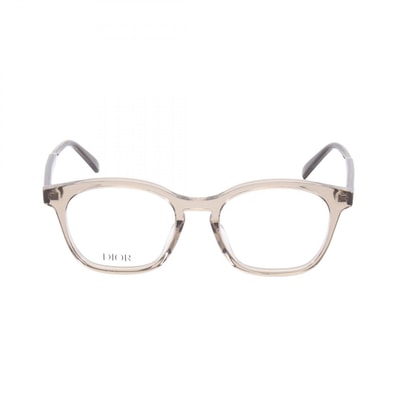 ディオール Dior 度なし ロゴ スクエアフレーム メガネ 衣料品 プラスチック メンズ ブラウン系 BOTANICAOS5I640052 【新品】
