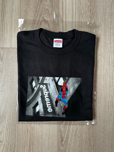 Supreme x Spider-Man Tee "Black"