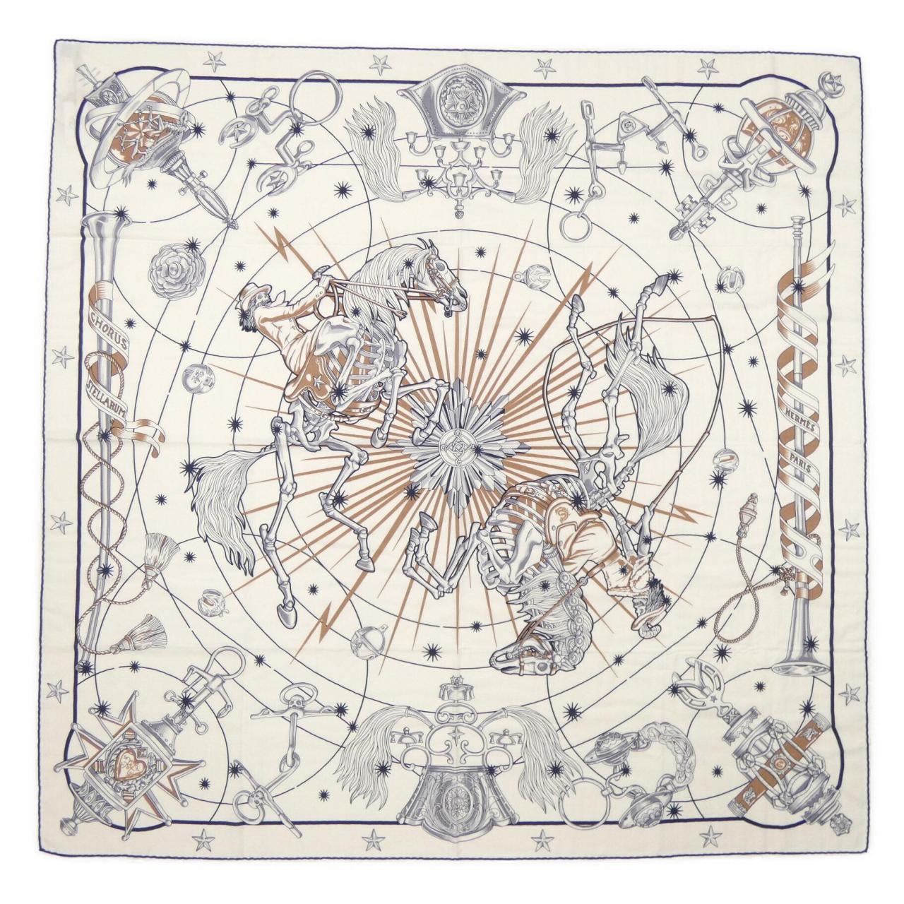 エルメス HERMES CHORUS STELLARUM H243912S カレジェアン140 ショール