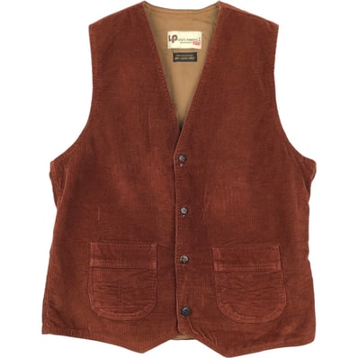 古着 70~80年代 リーバイス Levi's PANATELA パナテラ 前開き コーデュロイベスト メンズS相当 ヴィンテージ/eaa656334