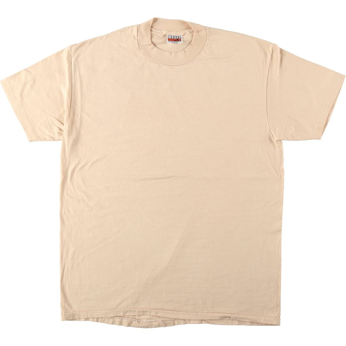 古着 80年代 ヘインズ Hanes BEEFY-T オレンジタグ 無地Tシャツ USA製 メンズXL相当 ヴィンテージ/eaa653770