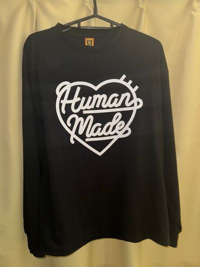 HUMAN MADE HEART L/S T-SHIRT "Black"