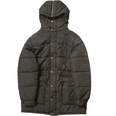 RRL ダブルアールエル 22AW コーテッドツイルパーカー 782871555001 S ダークブラウン Double RL ボアライナー フーデッド 中綿 ダウンコート アウター mc68438