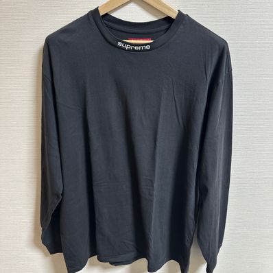 Supreme Embroidered Collar L/S Top "Black"