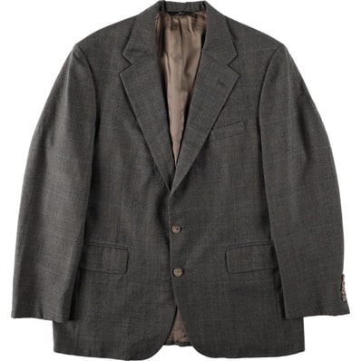 古着 ~90年代 ラルフローレン Ralph Lauren CHAPS チャップス チェック柄 ウールテーラードジャケット USA製 メンズL相当/eaa678356