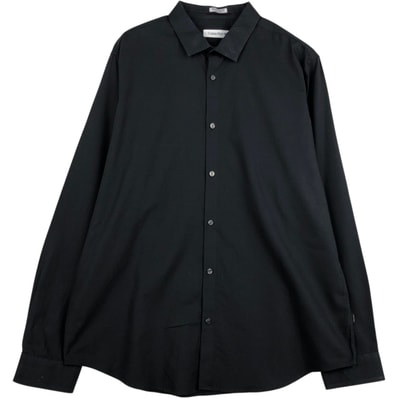 古着 カルバンクライン Calvin klein 長袖 コットンシャツ メンズL相当/eaa495591