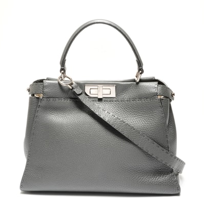 フェンディ FENDI レザー ピーカブー 2way セレリア ハンドバッグ【中古】