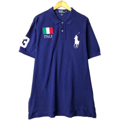 古着 ラルフローレン Ralph Lauren POLO by Ralph Lauren ビッグポニー 半袖 ポロシャツ メンズXL相当/eaa582104