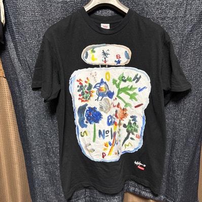 Supreme / Yohji Yamamoto Paint Tee "Black"