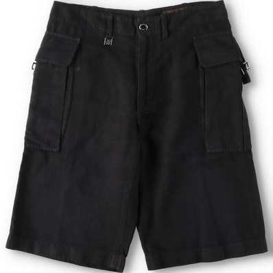古着 00年代~ ルイヴィトン LOUIS VUITTON Linen Short Pants カーゴショーツ ハーフパンツ イタリア製 メンズw29相当/yaa000438