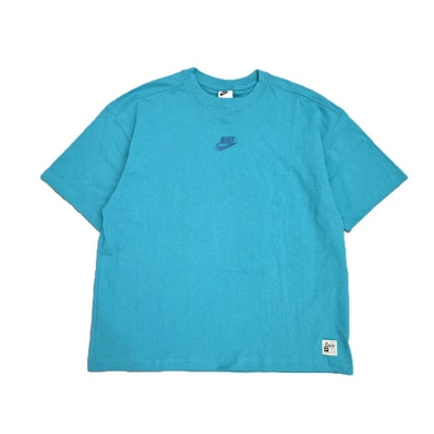 NIKE ナイキ NSW OS NCPS ハイビスカス レトロ Y2K 半袖Tシャツ HF4613 L コットン ターコーズブルー レディース【中古】